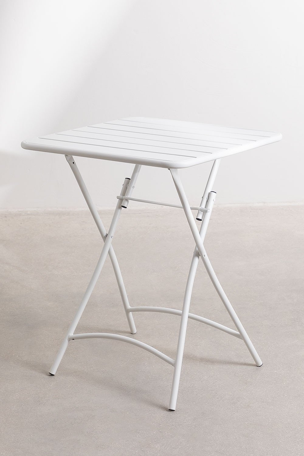 Square Folding Garden Table in Steel (60x60 cm) Janti SKLUM