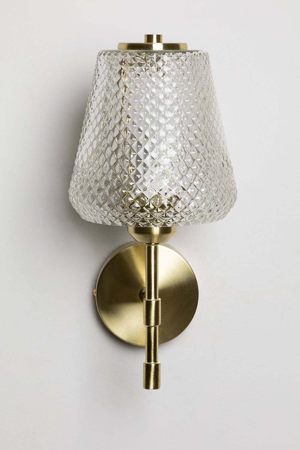 Taylor iron and glass wall lamp, gallery image 5