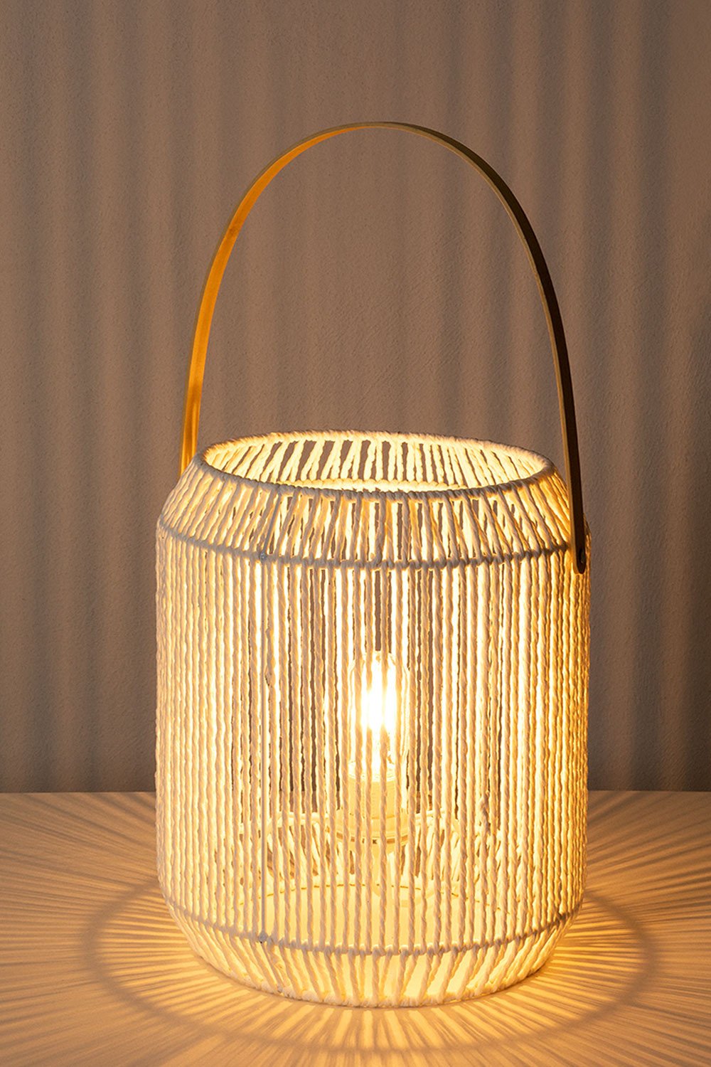 Braided Paper Table Lamp Balamp - SKLUM