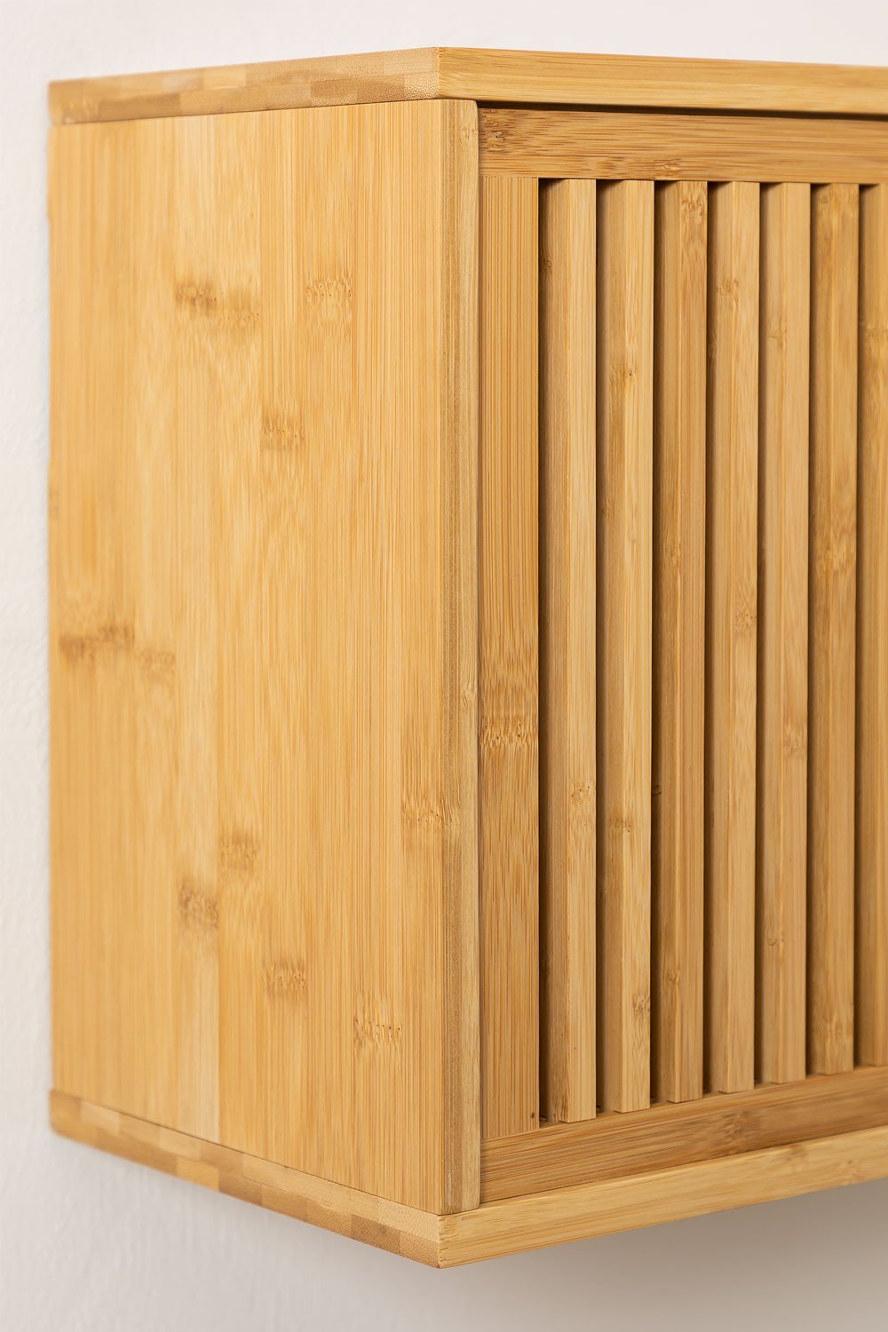 Bamboo Wood Wall Shelf Albin, gallery image 5