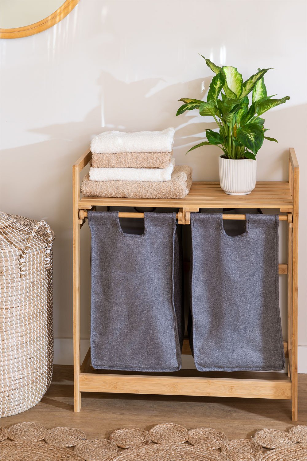 Bamboo Laundry Basket Joesh SKLUM