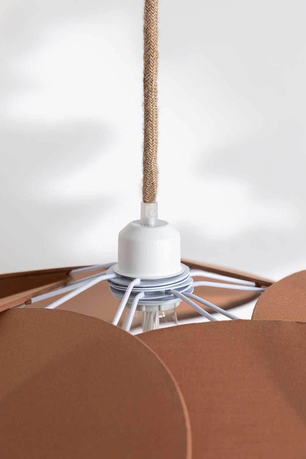 Okai cotton hanging ceiling lamp, gallery image 4