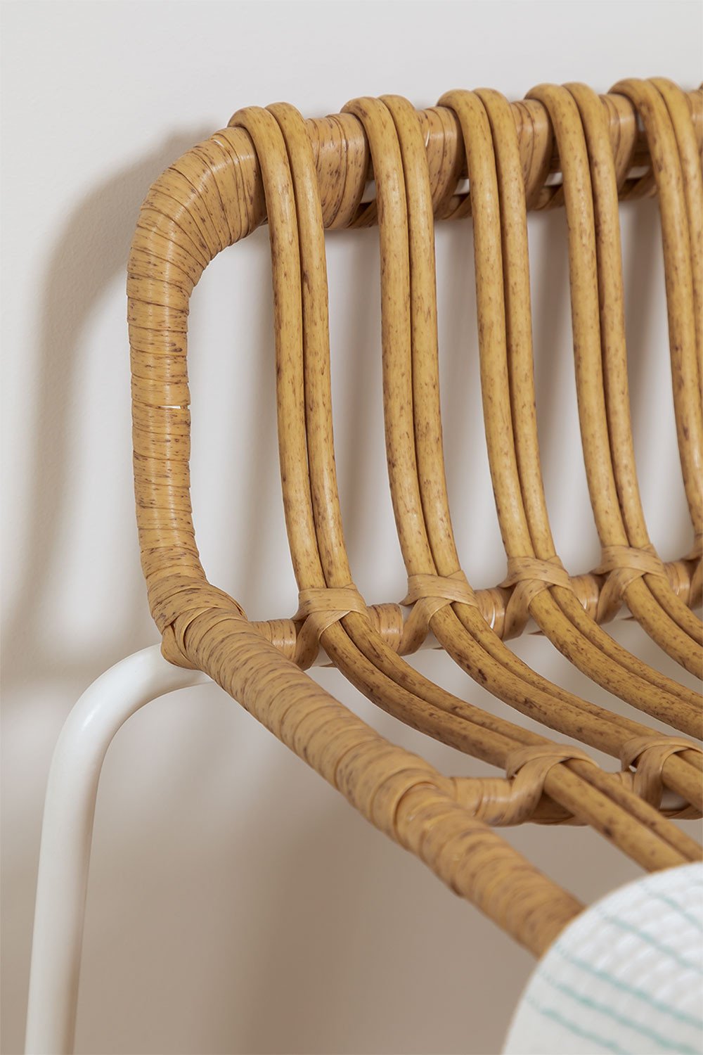 Aroa high stool in synthetic rattan, gallery image 6