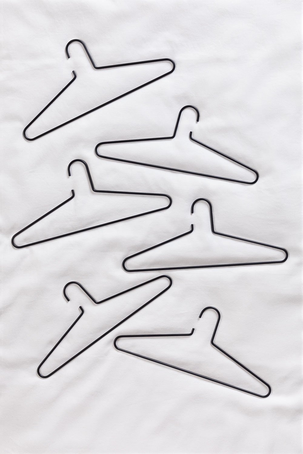 Set of 6 ultrathin Clothes Hangers Alham SKLUM