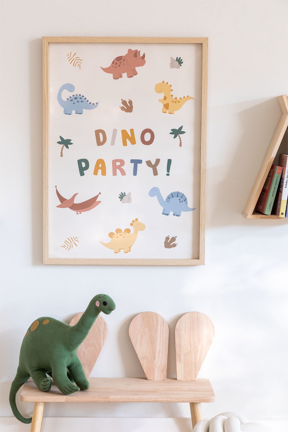 Decorative Print (50 x 70 cm) Dino Party Kids , gallery image 1