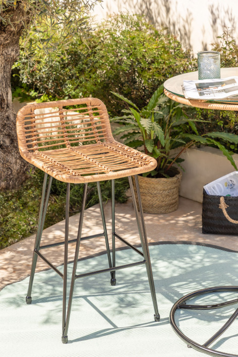 wooden gardening stool