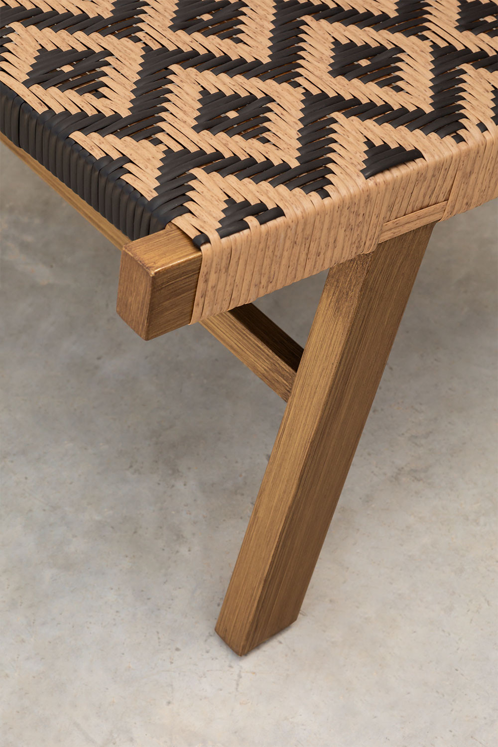 Synthetic Wicker Garden Chair Corvik SKLUM