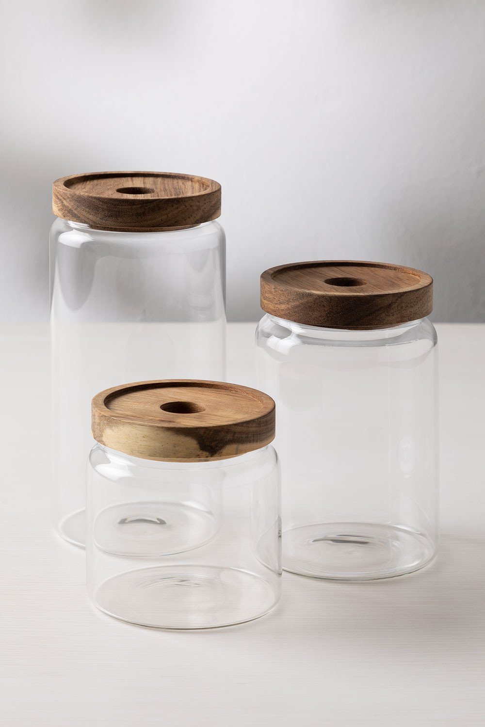 Set of 3 Glass Jars Anwas , gallery image 2