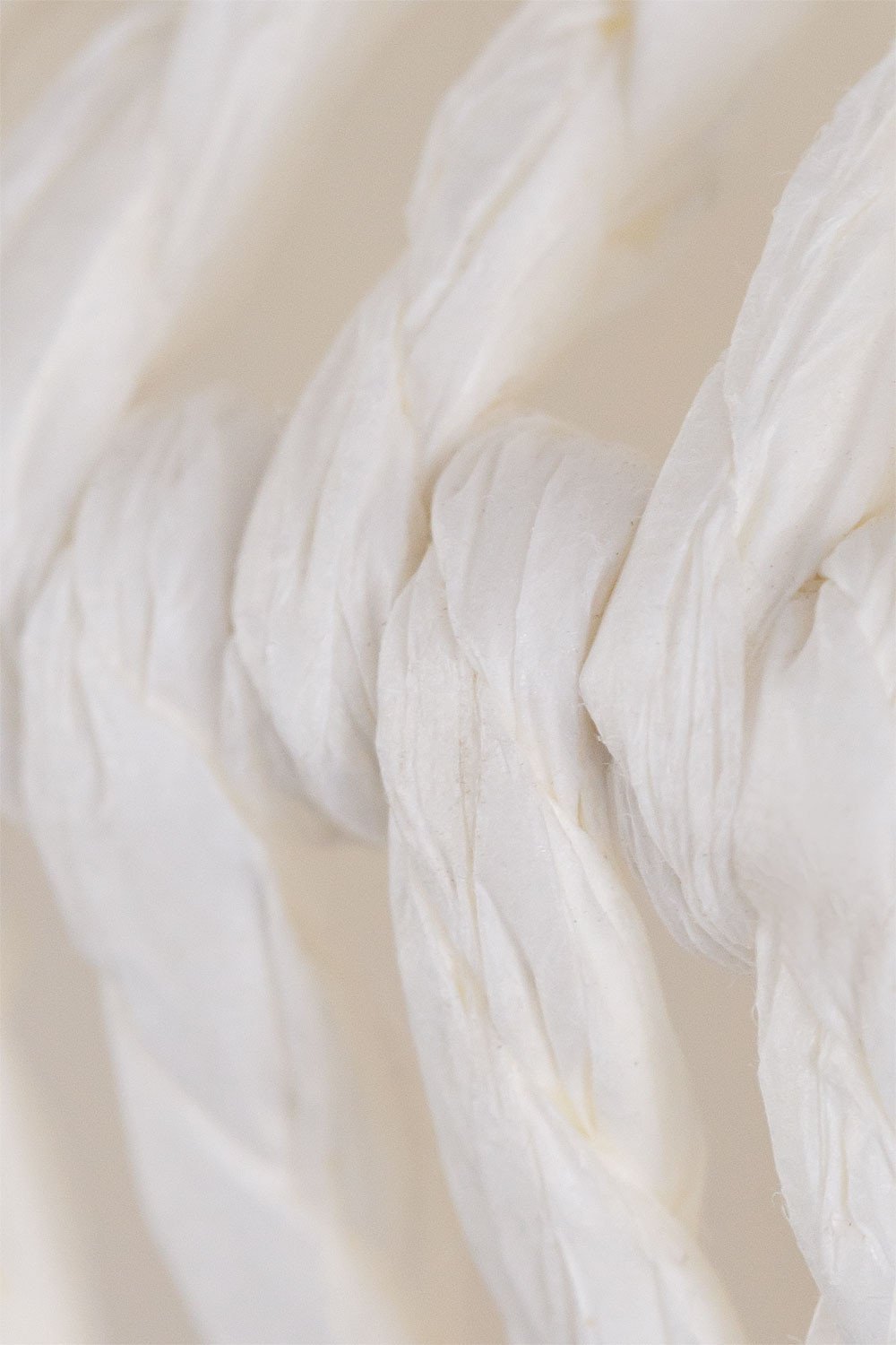 Woven paper ceiling lamp Libel, gallery image 6