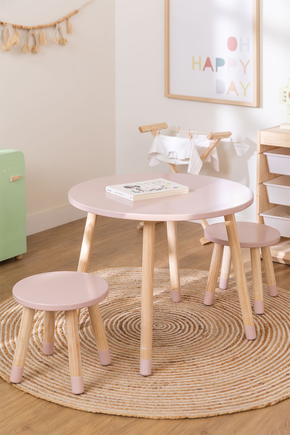 Wooden Table & Stools Patton Style Kids , gallery image 1