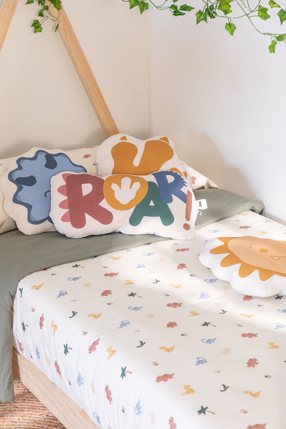 Cotton Duvet Cover 90 Cm Bed Dino Party, Funny Duvet Covers Uk