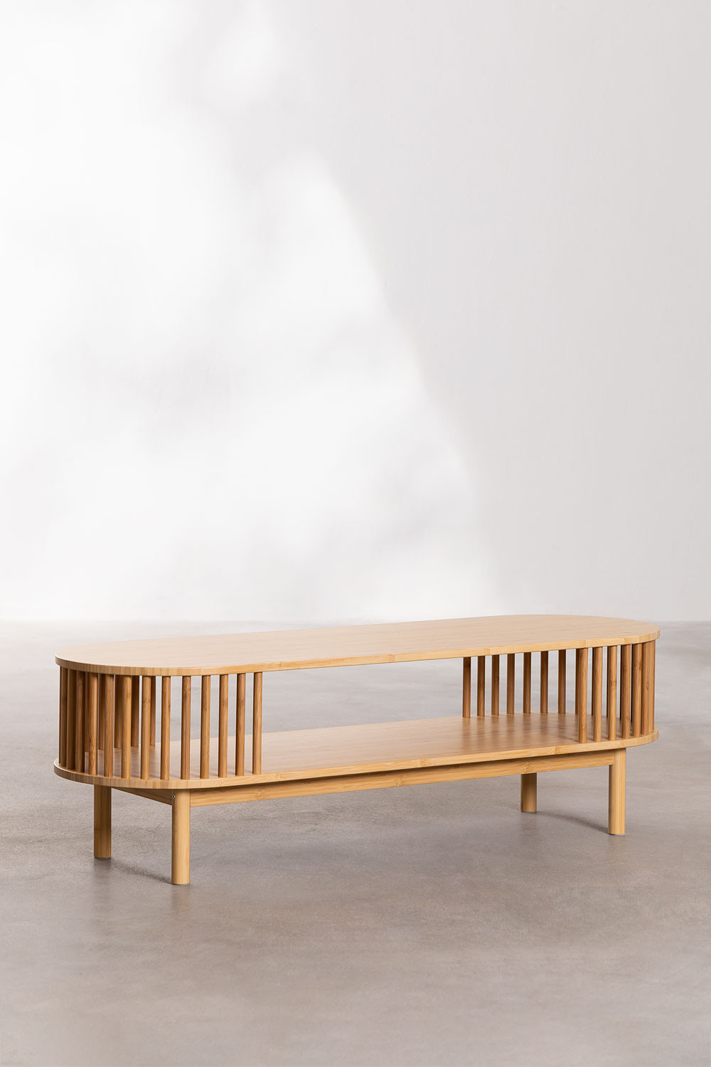 Modern bamboo store coffee table