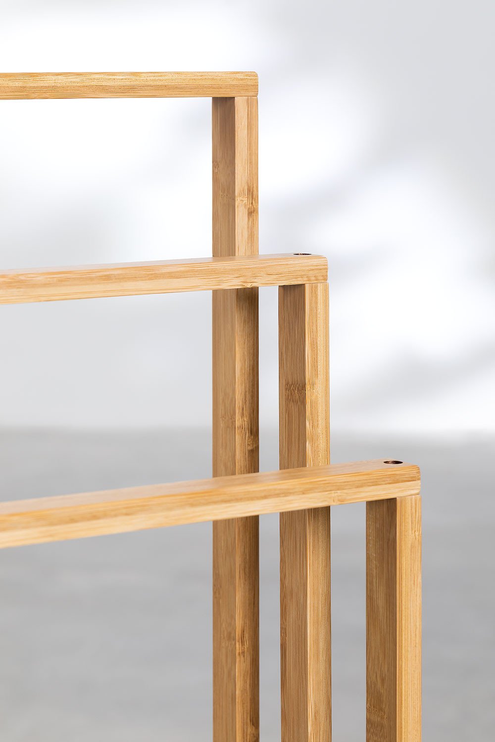 Heyki bamboo standing towel rack, gallery image 5