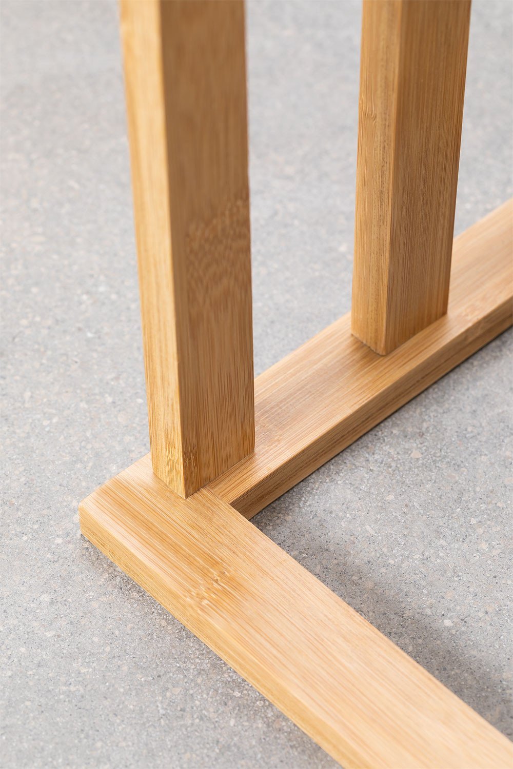 Heyki bamboo standing towel rack, gallery image 7