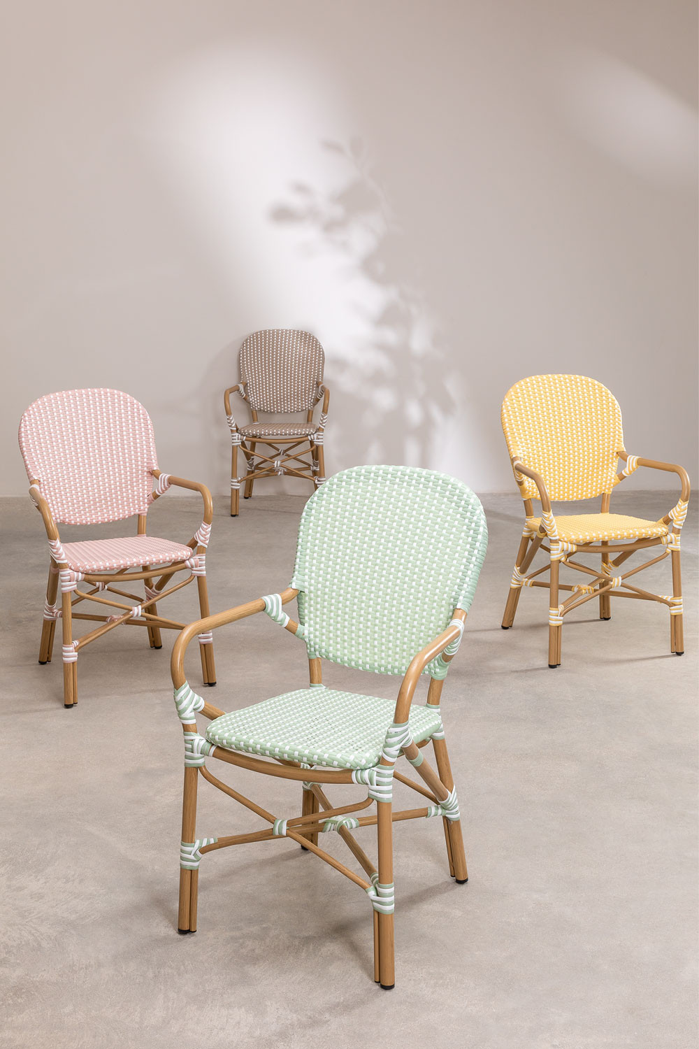 Bistro on sale rattan chairs