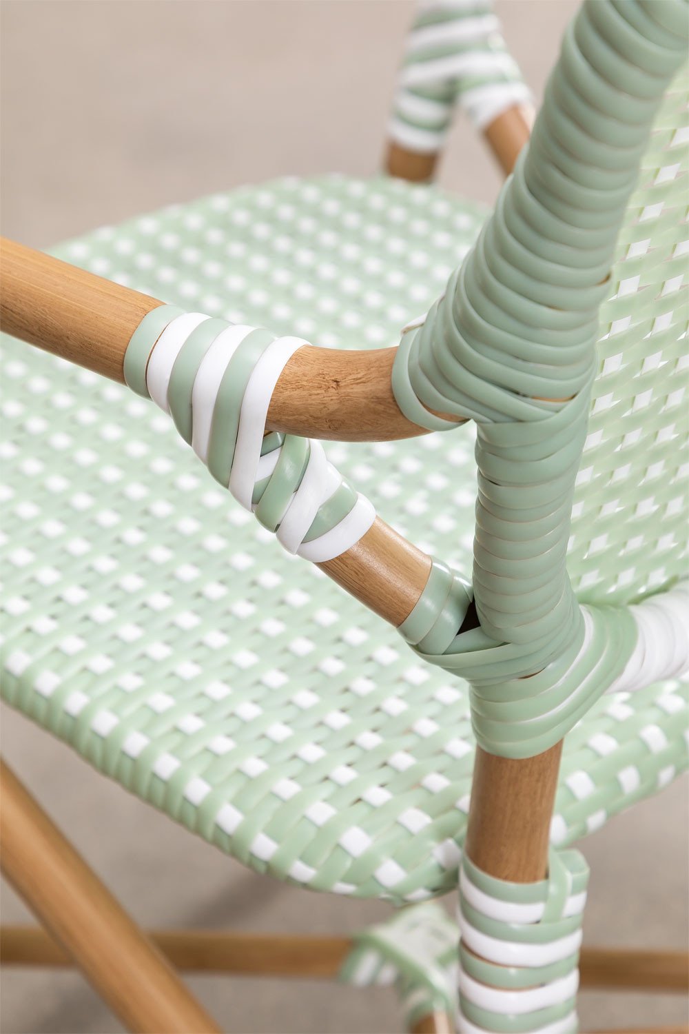 Synthetic wicker dining chair Alisa Bistro SKLUM