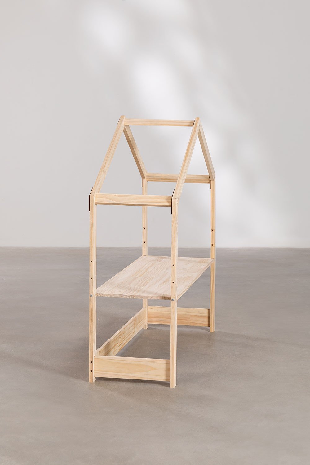 Adjustable height desk in pine wood Study Kids, gallery image 3