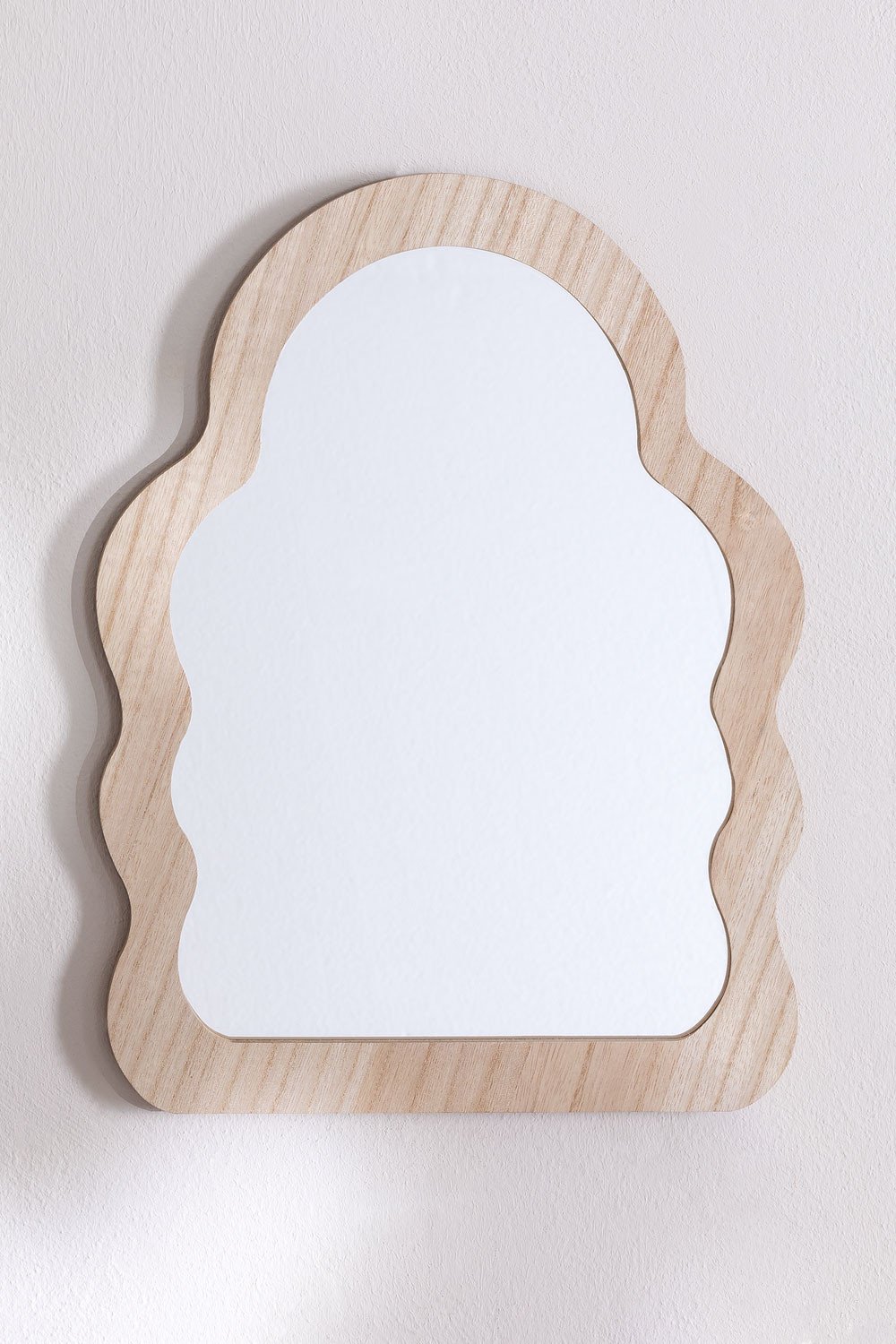 MDF Wall Mirror Fido Natural Design, gallery image 2