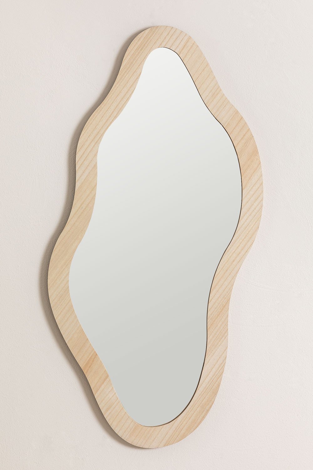 Wall Mirror in Natural Fido MDF, gallery image 2