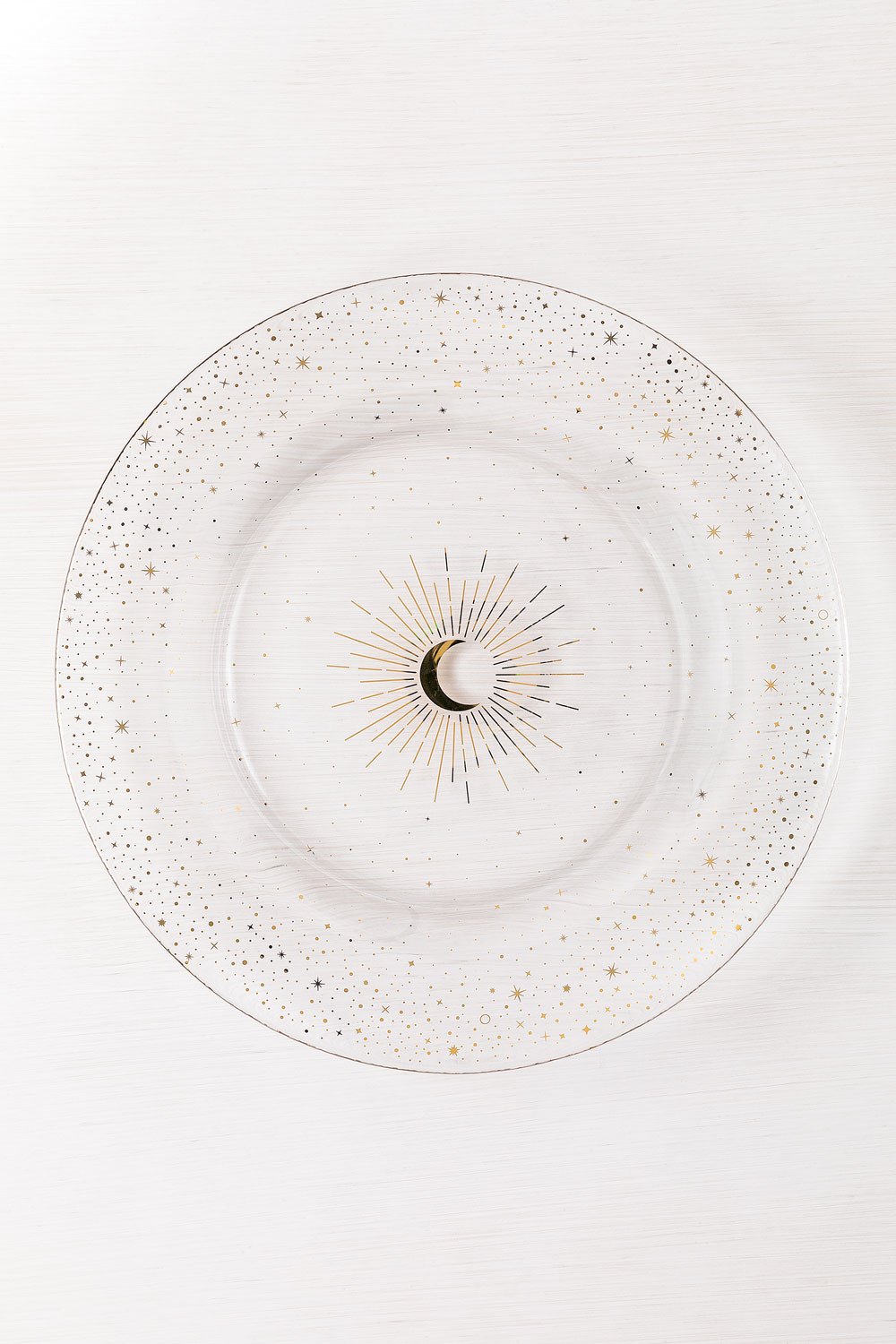 Pack of 4 Glass Plates Byron SKLUM