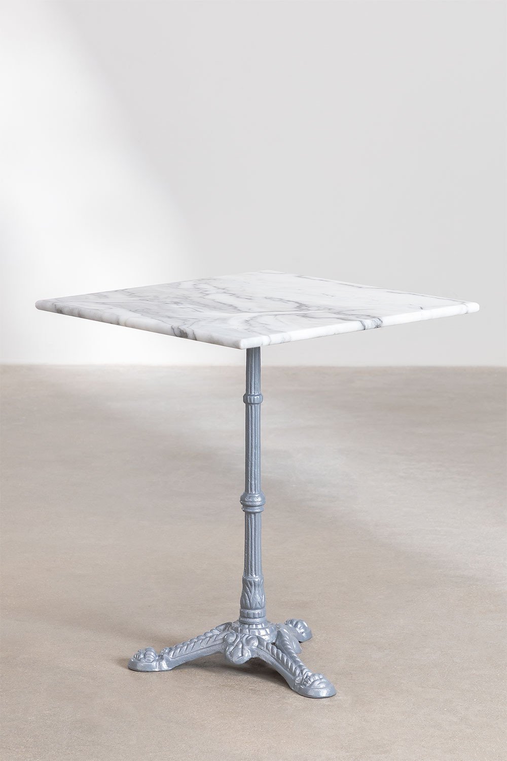 Square Bar Table in Moka Marble, gallery image 1