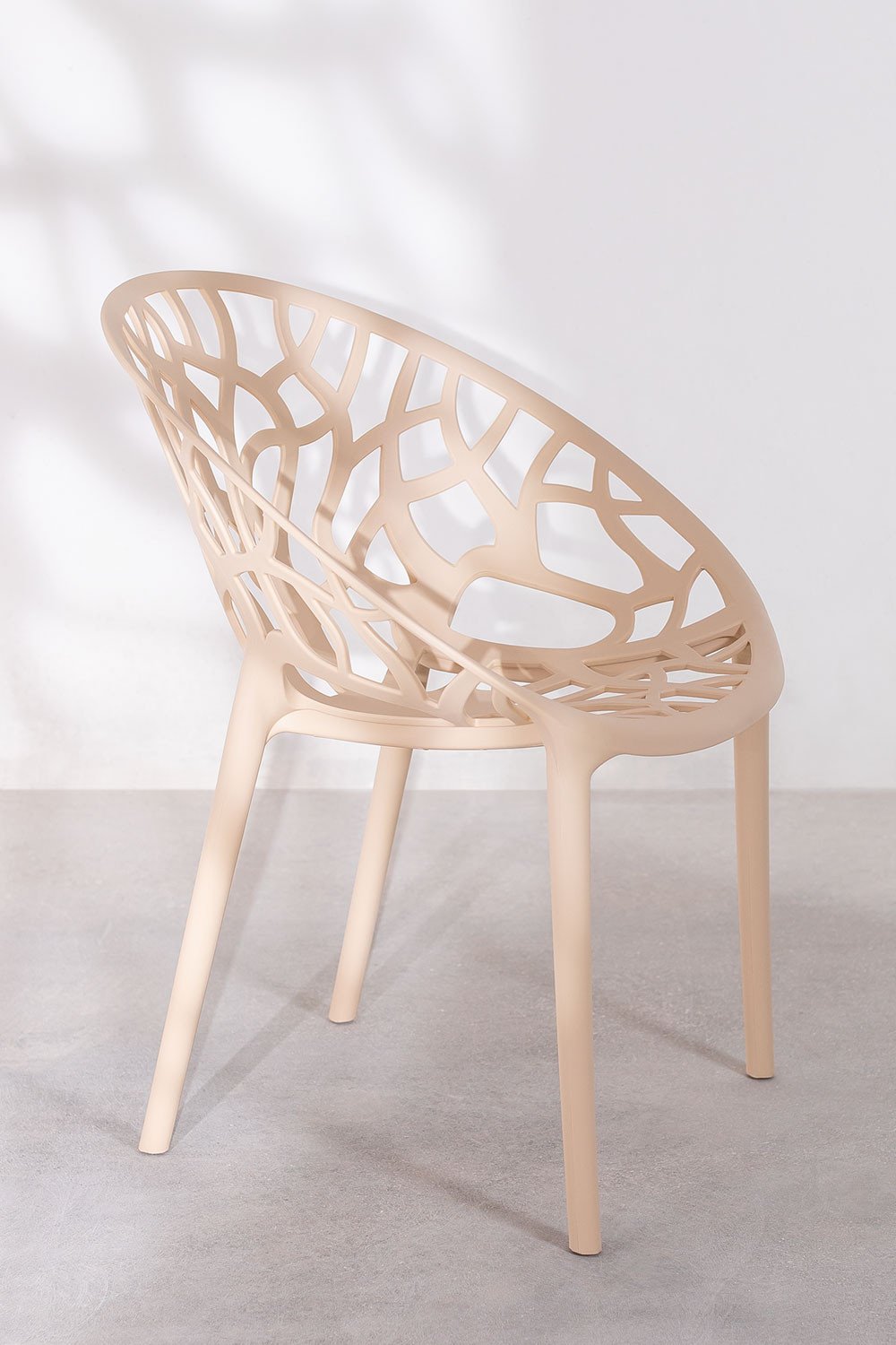 Pack of 4 Stackable Dining Chairs Ores SKLUM