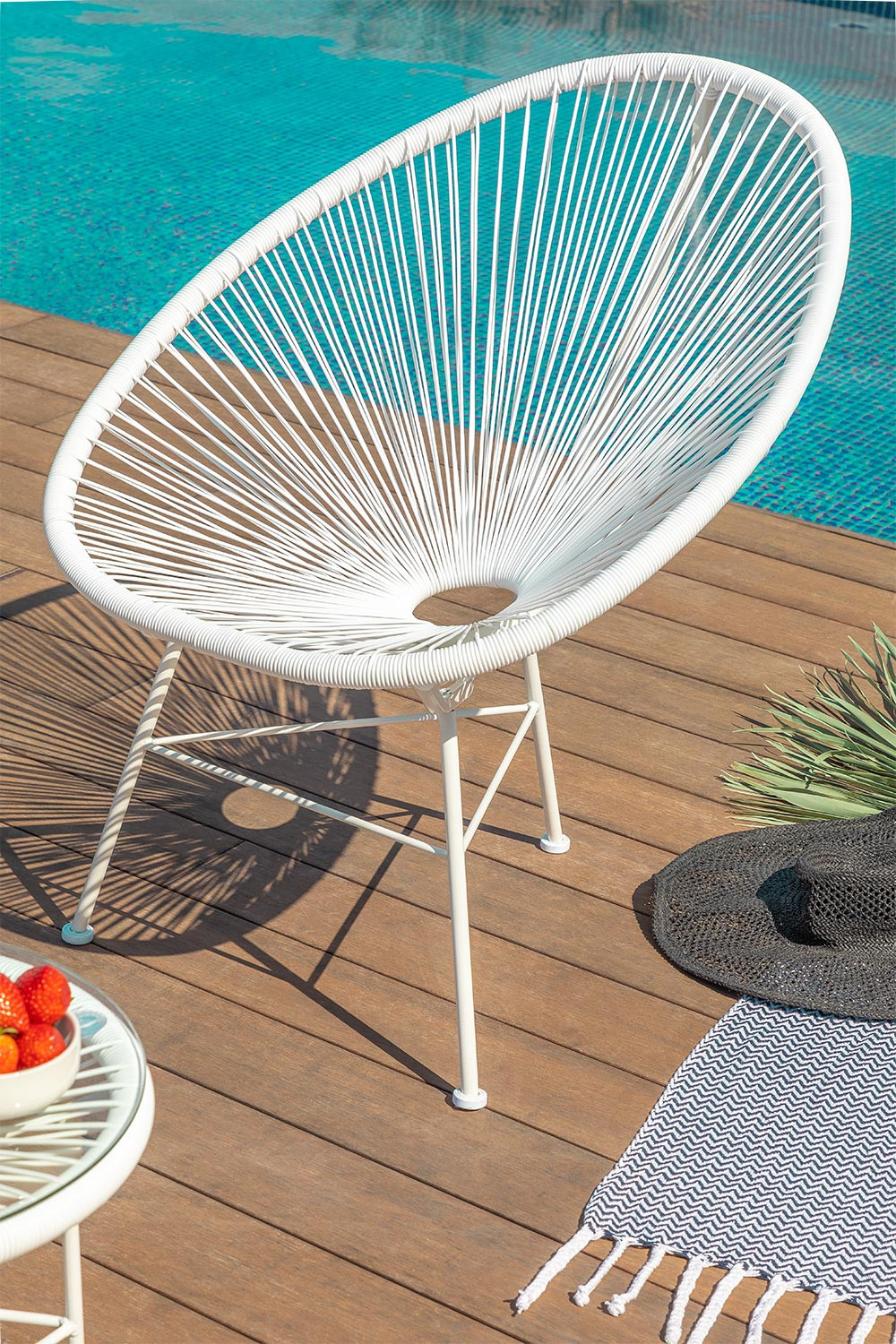 Garden Chair New Acapulco White SKLUM