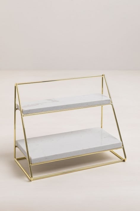 Organizer in Metal and Marble Afevi