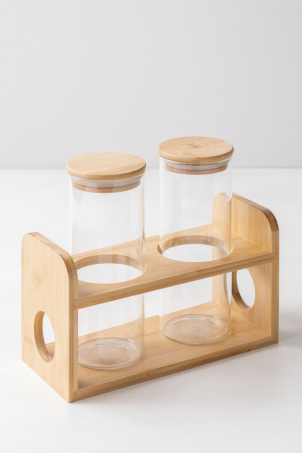 Set of 2 Glass Jars (Ø8.2 cm) Seyne, gallery image 2