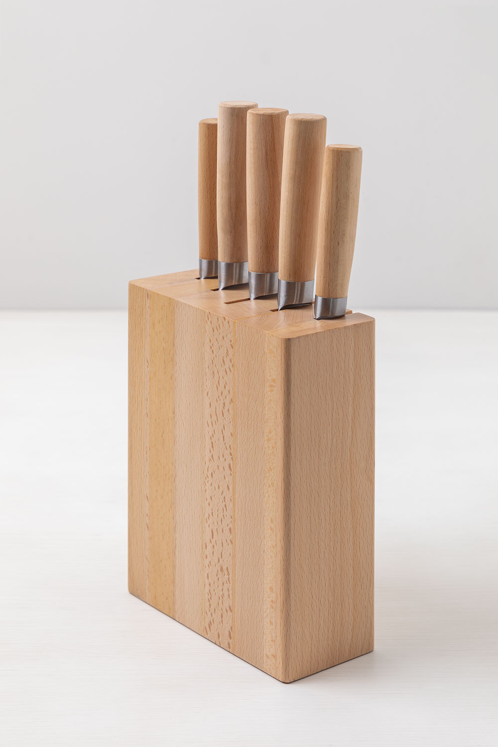 Kitchen Knives Set with Wood Block Dantte SKLUM