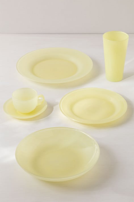 20 Pieces Glass Tableware Ainara