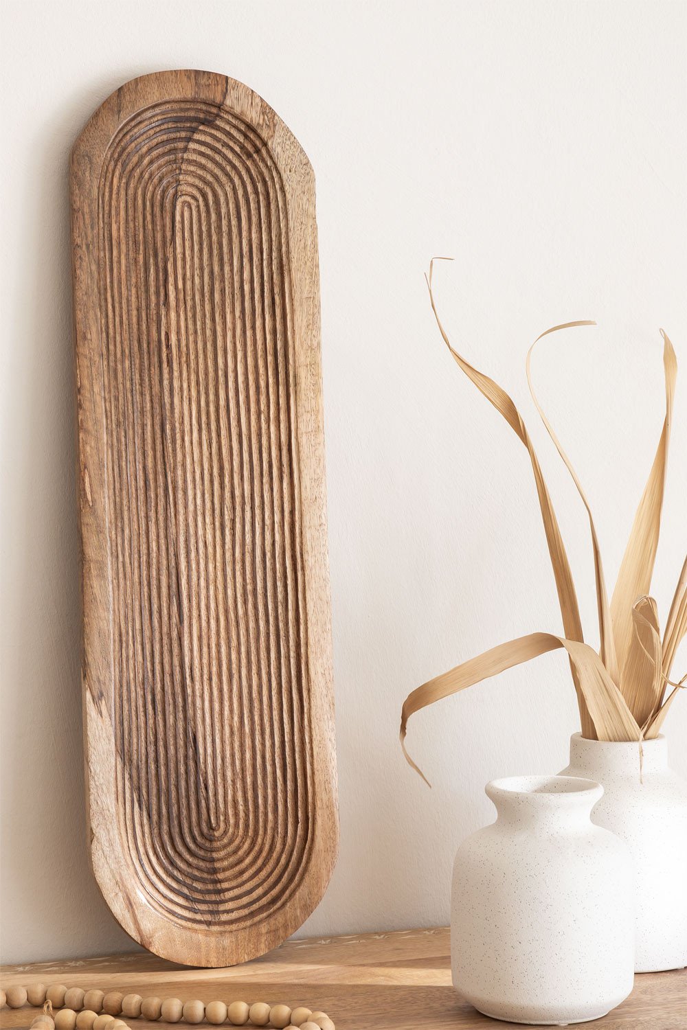 Mango Wood Decorative Tray Barisayri , gallery image 1