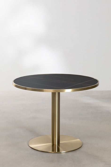 Steel Round Dining Table (Ø100cm) BRISELDA