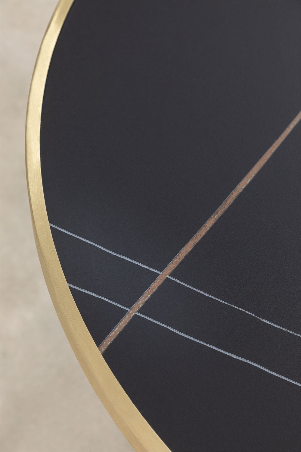 Steel Round Dining Table (Ø100cm) BRISELDA, gallery image 3