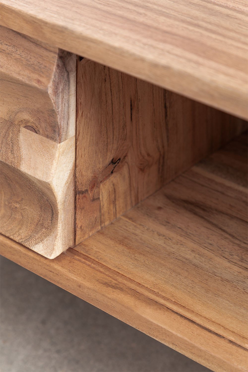 Rectangular coffee table 120x60 cm in acacia wood Petter, gallery image 6