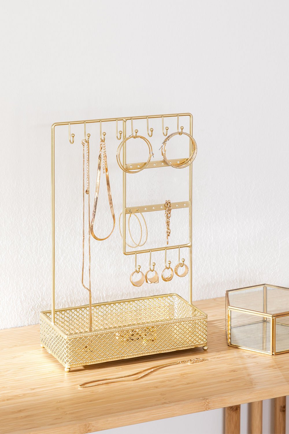 Metal hot sale earring display