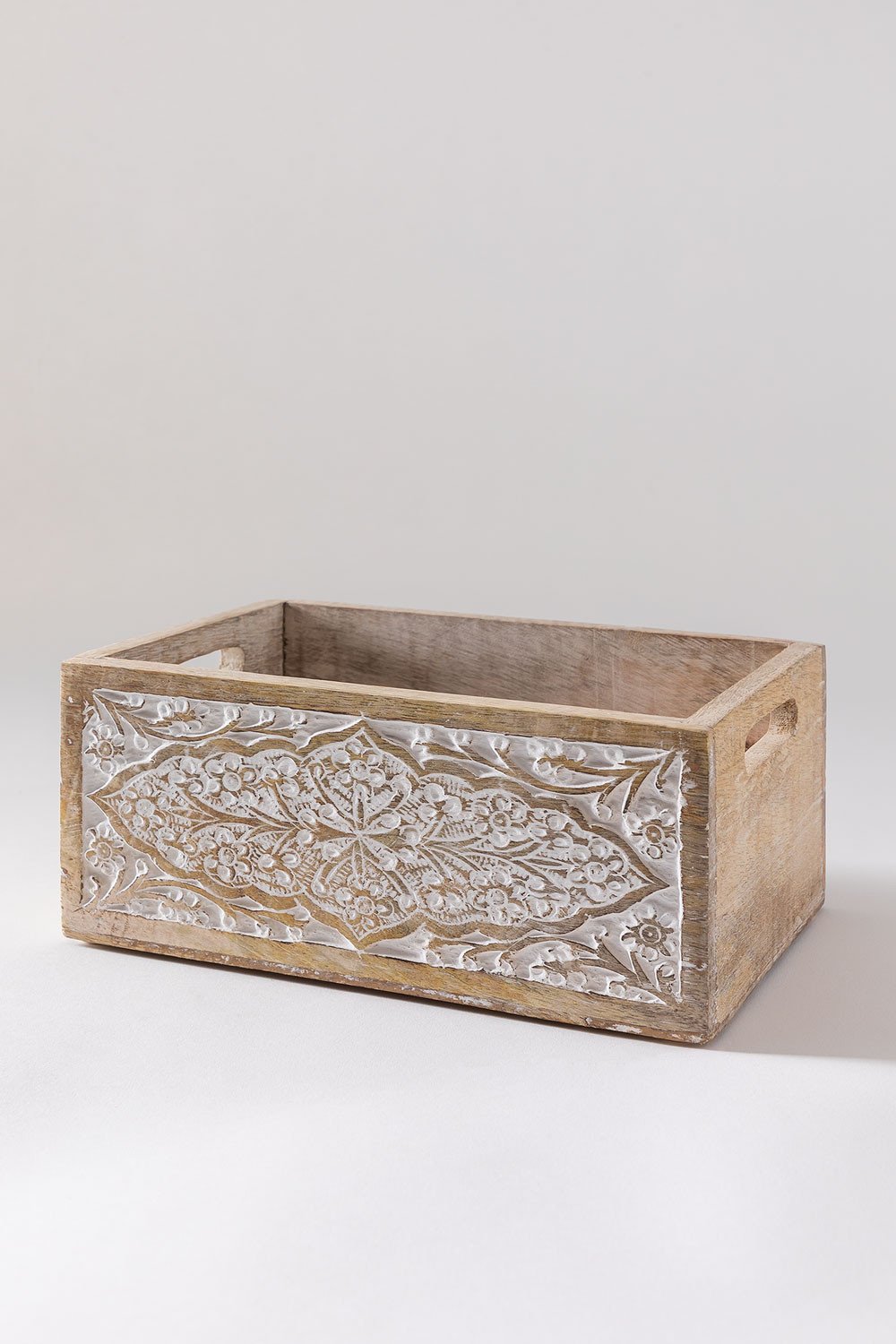 Set of 2 Small Mango Wood Crates Bizana SKLUM