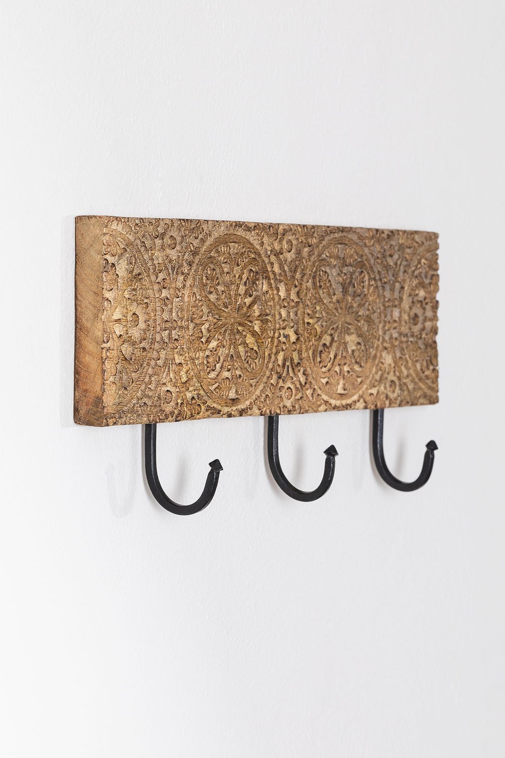 Nanup wooden wall coat rack, gallery image 3