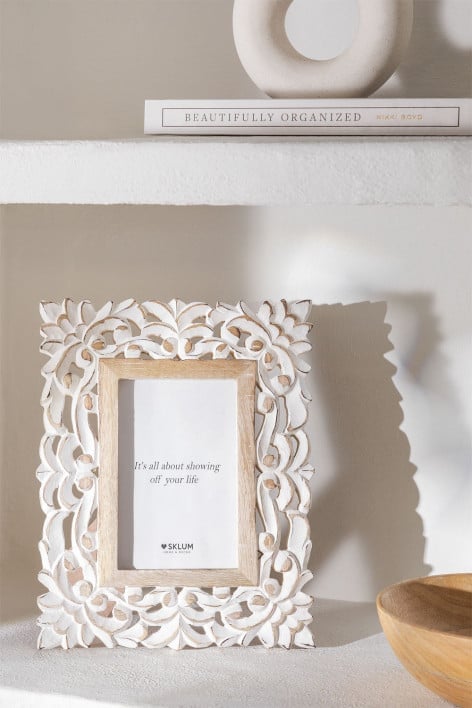 Lixeni mango wood photo frame