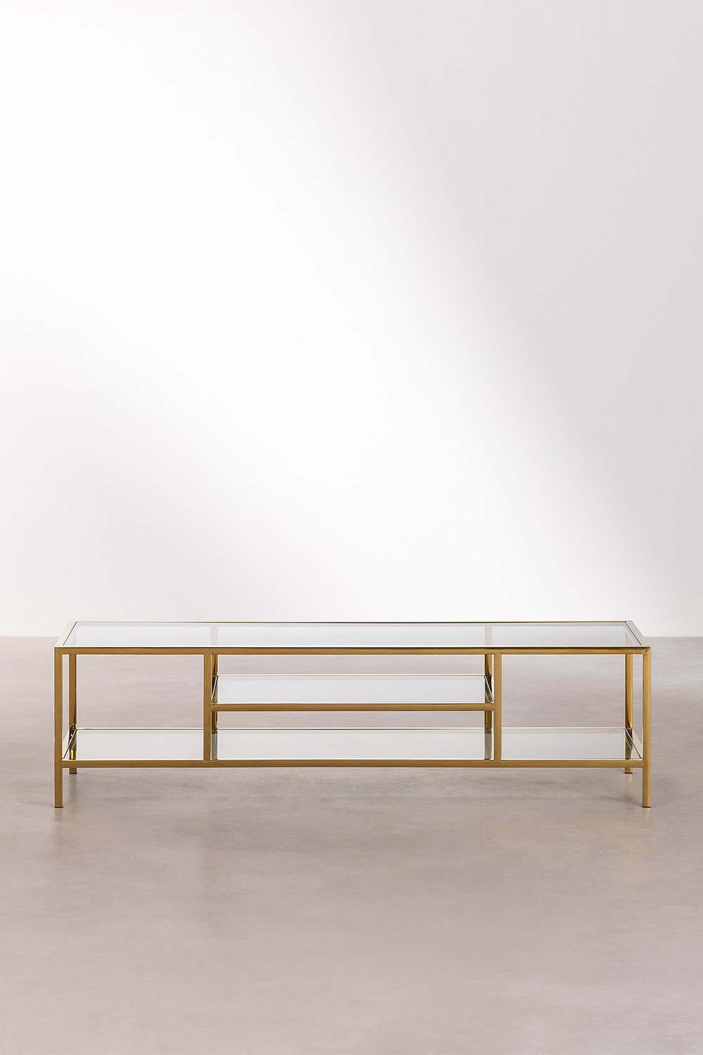 TV Glass & Steel Cabinet Amelia, gallery image 4