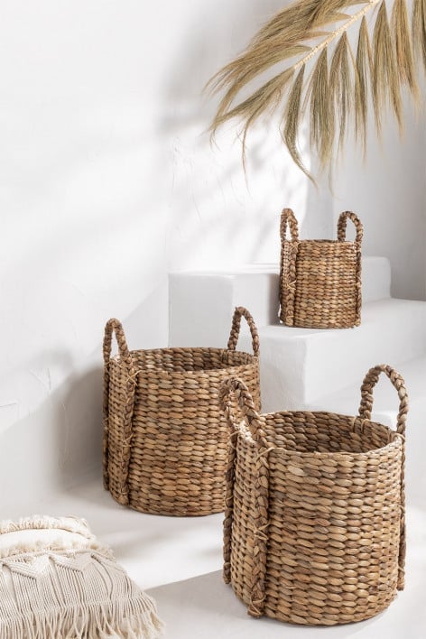 Set of 3 Baskets Coyider - Natural