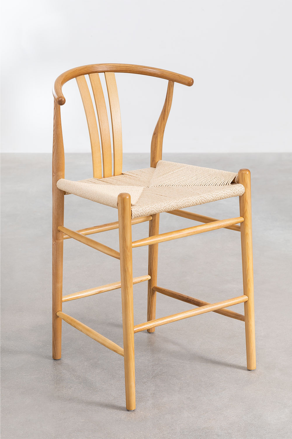 High Wood Stool (65 cm) Uish Retro SKLUM