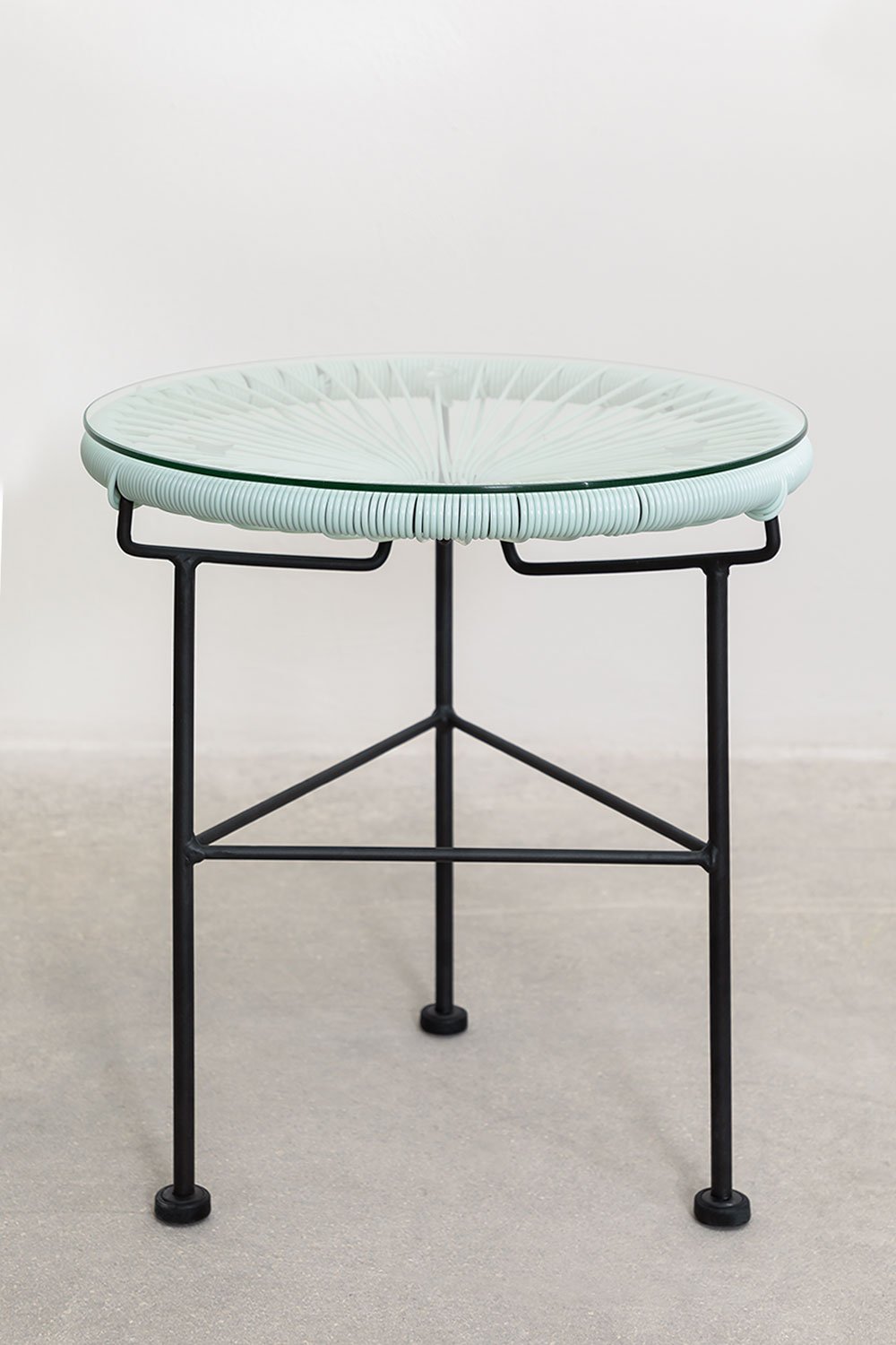Round Steel -Polyethylene Side Table Acapulco, gallery image 1