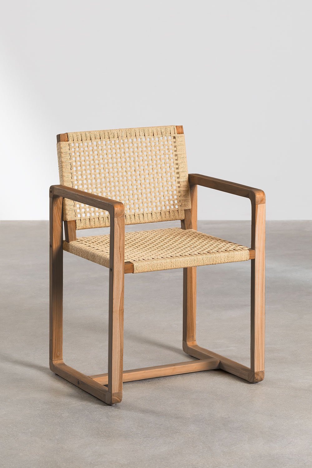 Teak Wood Dining Chair MONSXAU, gallery image 2