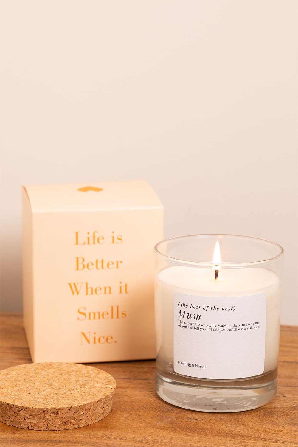 Words Collection scented candles pack of 2, gallery image 1