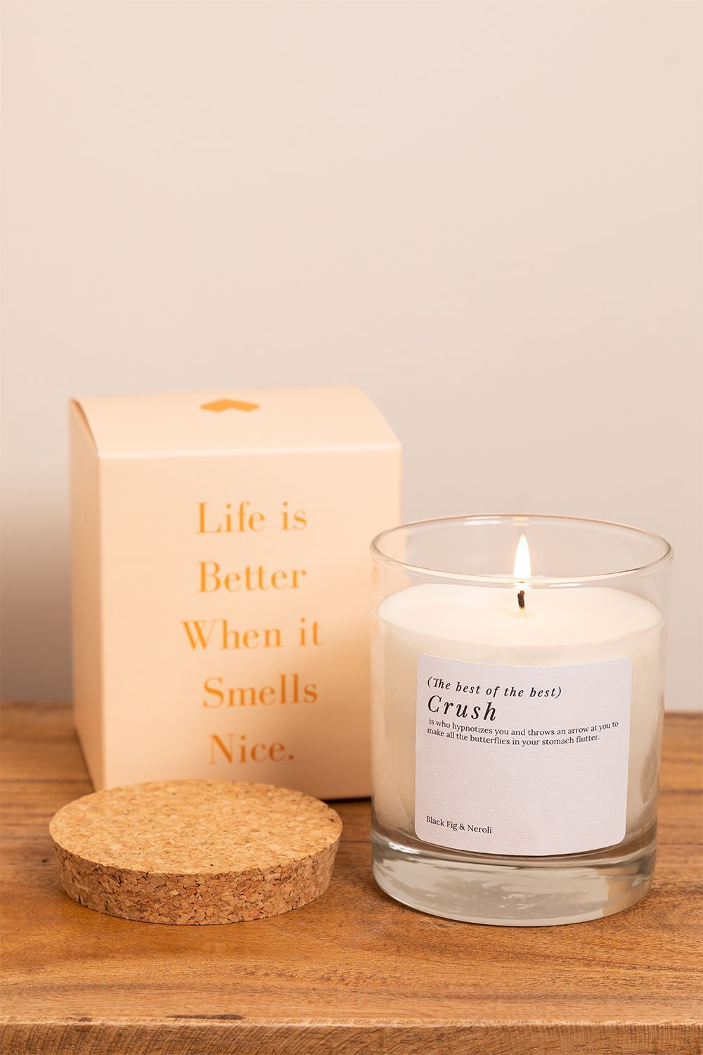 Words Collection scented candles pack of 4 , gallery image 1