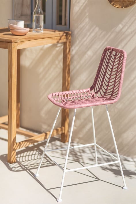 Synthetic Rattan High Stool Gouda Colors