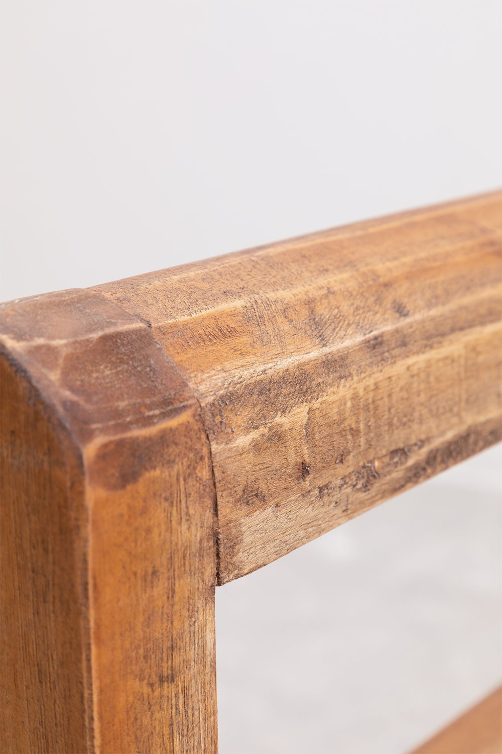 Recycled Wooden Bench with Armrests Parans, gallery image 5