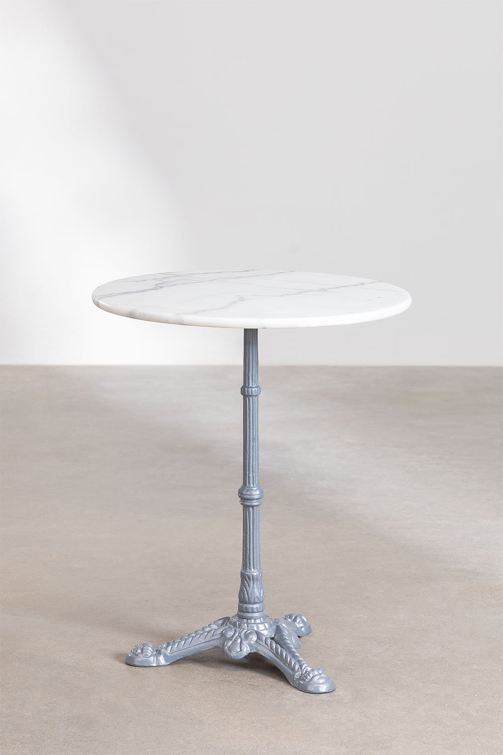 Round Marble Bar Table Moka , gallery image 1