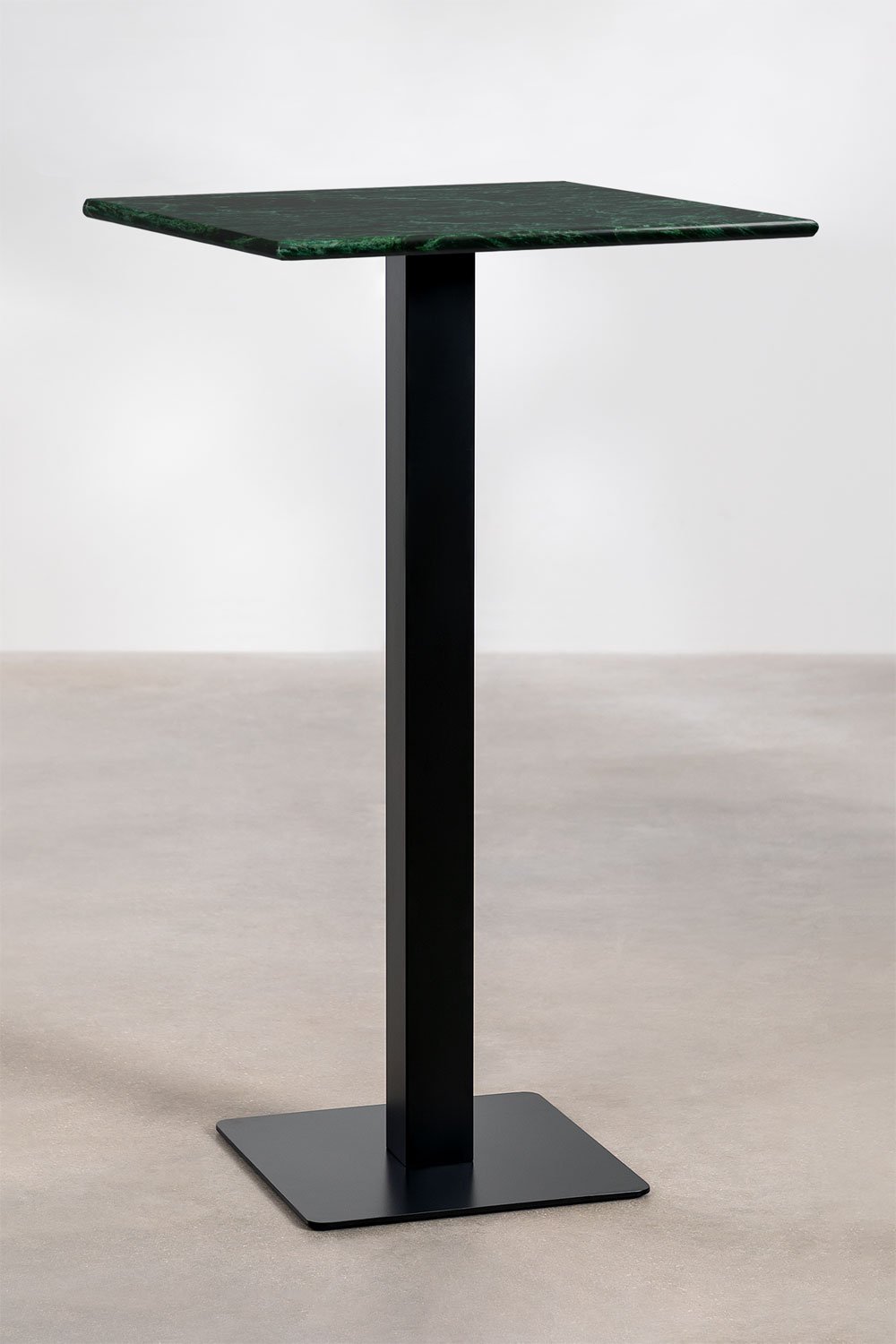 Square High Bar Table in Livanto Marble, gallery image 1